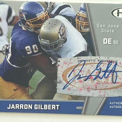 Jarron Gilbert signed autograph card