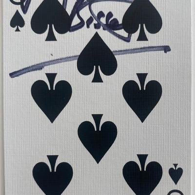 Jacqueline Bisset signed playing card
