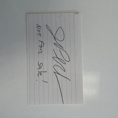 Point Break actor John Philbin original signature