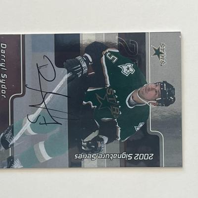 Dallas Stars Darryl Sydor 2002 In the Game #182 signed trading card