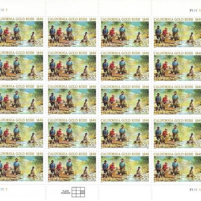 California Gold Rush Stamps