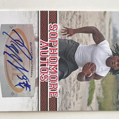 Ryan Williams signed Sage Hit Sophmore Autos trading card