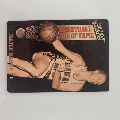 Slater Martin unsigned basketball card