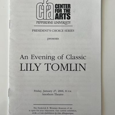 Lily Tomlin Center for the Arts program