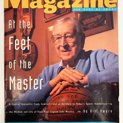 LA Times Magazine March 29, 1998 John Wooden Cover
