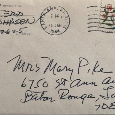 Cartoonist Ferd Johnson signed First Day Cover