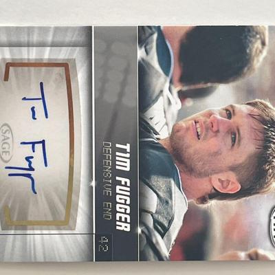 Tim Fugger signed autograph card