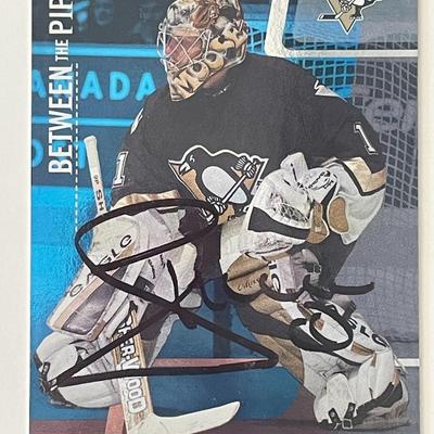 Pittsburgh Penguins Johan Hedberg 2003 In The Game #40 signed trading card