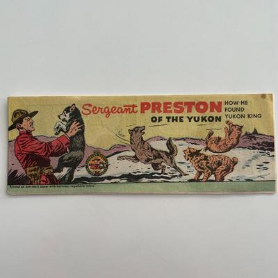 Sergeant Preston comic book