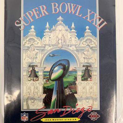 Super Bowl XXII 1988 Official Game Program