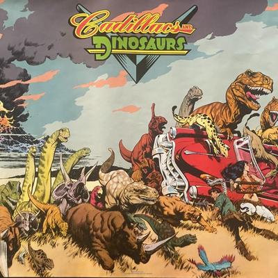 1993 Mark Schultz Cadillac and Dinosaurs poster