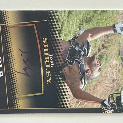 Josh Shirley signed autograph card
