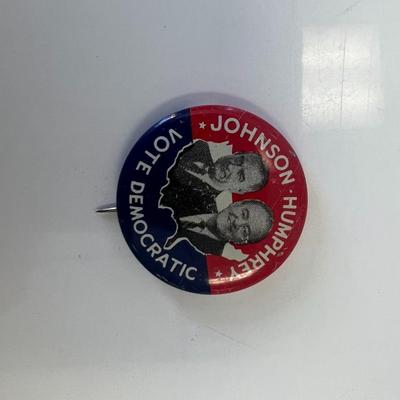 Johnson-Humphrey presidential campaign pin