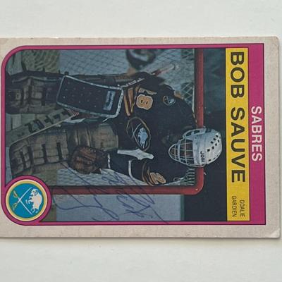 Buffalo Sabres Bob Suave 1982 O-Pee-Chee #34 signed trading card