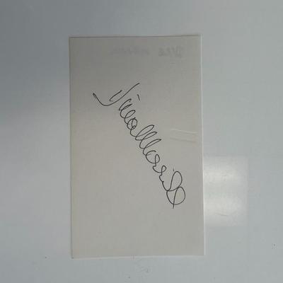 Calamity Jane star Dina Merrill original signature