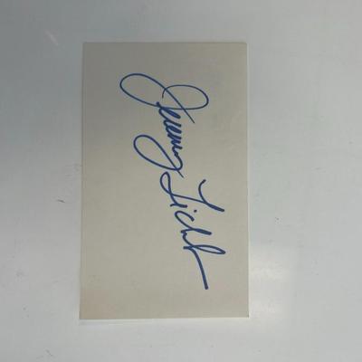 Valerie actor Jeremy Licht original signature