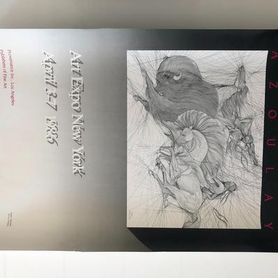 Azoulay Art Expo New York 1986 Poster