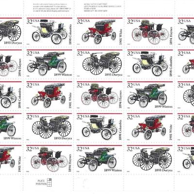 Antique Automobiles Stamps