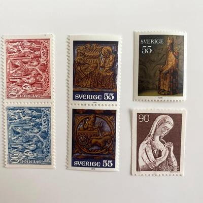 Sweden set of 6 stamps