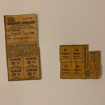 Hungarian WW2 Ration Coupons