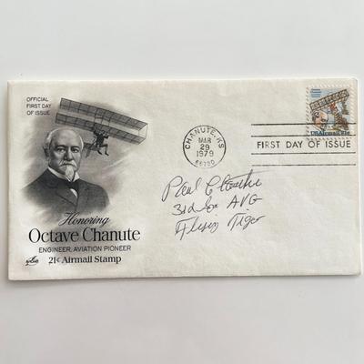 WWII Flying Tiger signed 1979 First Day Cover