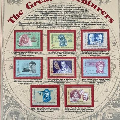 The Great Adventurers Stamp Set