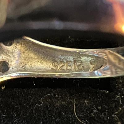 Lot of 5 Sterling Silver Rings