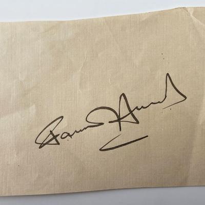 original signature