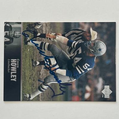 Dallas Cowboys Chuck Howley 1997 Upper Deck signed autograph card