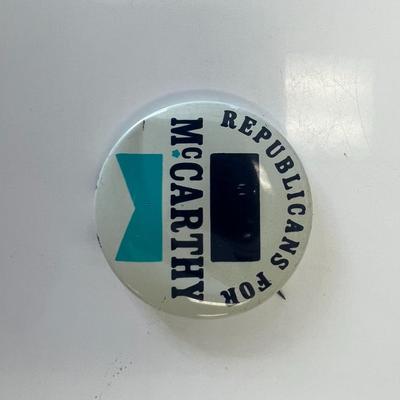 McCarthy presidential campaign pin