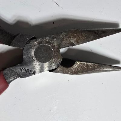 Lot of 6 Mixed Hand Tools – Snips Pliers Cutters