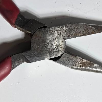 Lot of 6 Mixed Hand Tools – Snips Pliers Cutters
