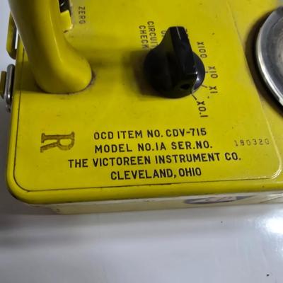 Cold War Era Civil Defense Radiation Detection Kit – CDV-715 CDV-750 Pen Charger and Dosimeter