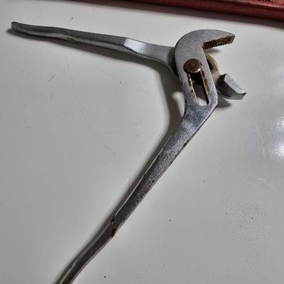 Lot of 2 Pliers – Channel Lock and 10" Pipe Wrench USA Made