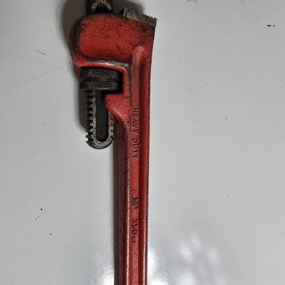 Lot of 2 Pliers – Channel Lock and 10" Pipe Wrench USA Made