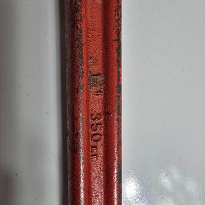 Lot of 2 Pliers – Channel Lock and 10" Pipe Wrench USA Made