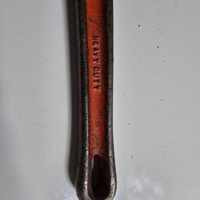 2 Vintage 14" Pipe Wrenches – Heavy Duty Steel