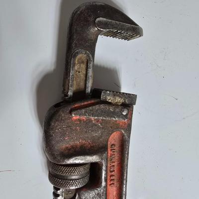 2 Vintage 14" Pipe Wrenches – Heavy Duty Steel