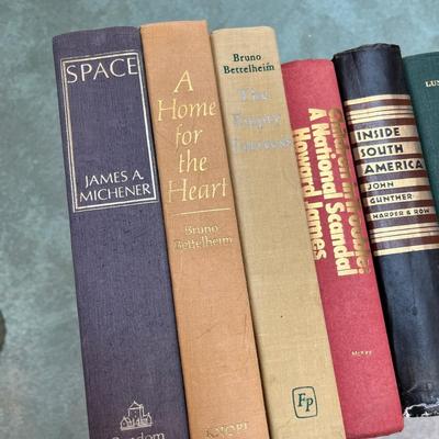 Lot 289 Hard back books
