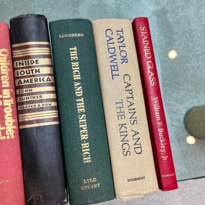 Lot 289 Hard back books