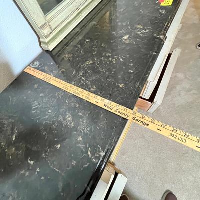 Lot 292 Great Granite top Dresser with mirror