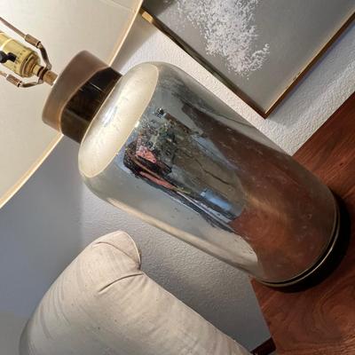 Lot 329 Neat Mercury Glass Lamp