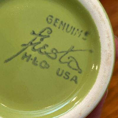 Lot 339 Vintage Fiesta Mugs