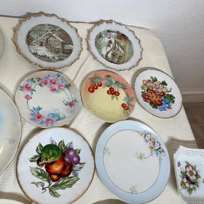 Lot 342 Large lot of Hand Painted Porcelain