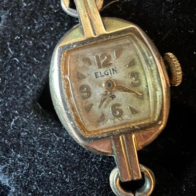 Lot Vintage Watches - Bulova Rolled Gold, Elgin Gold Filled, Timex,