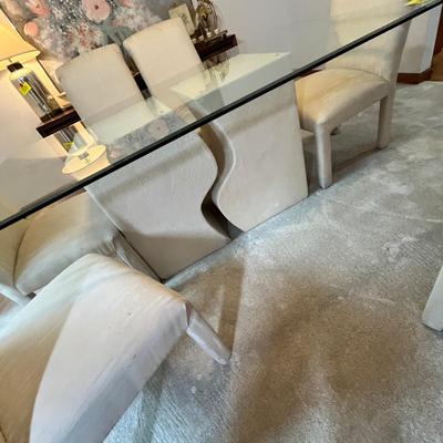 Lot 346 Vintage 80s Dining Table