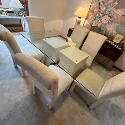 Lot 346 Vintage 80s Dining Table