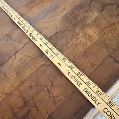 Lot 348 Antique Butcher Block
