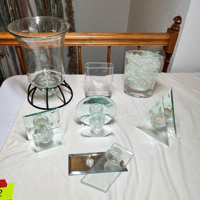 Lot 362 Candle holders lot