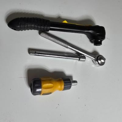 Mixed Mechanics Tool Lot – Ratchets Drivers Bits and Extension